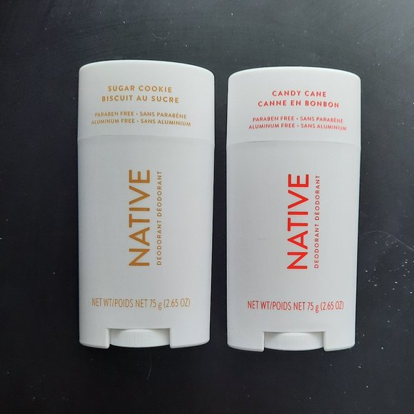Native Deodorant Pack of 2 - Limited Edition Candy Cane and Sugar Cookie Scent - Picture 1 of 2